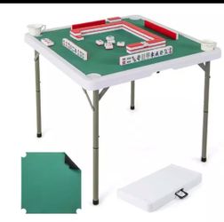 Dominoes Table, Mahjong Table 35 In, new
