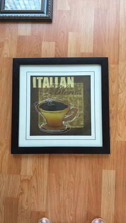Italian Blend Coffee Framed Wall Art