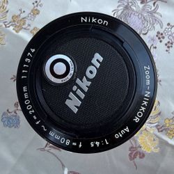 Nikon Zoom-NIKKOR lens.