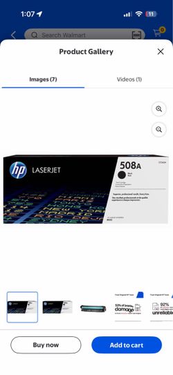 HP 508A Black LaserJet Toner Cartridge