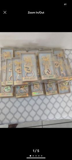 Gold Bottle Opener 21st birthday Party Favors – Lot of 3