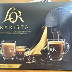 L’or Barista System Coffee and Espresso Machine Combo by Philips, Matte Black