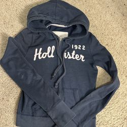 Navy Medium Hollister Hoodie 