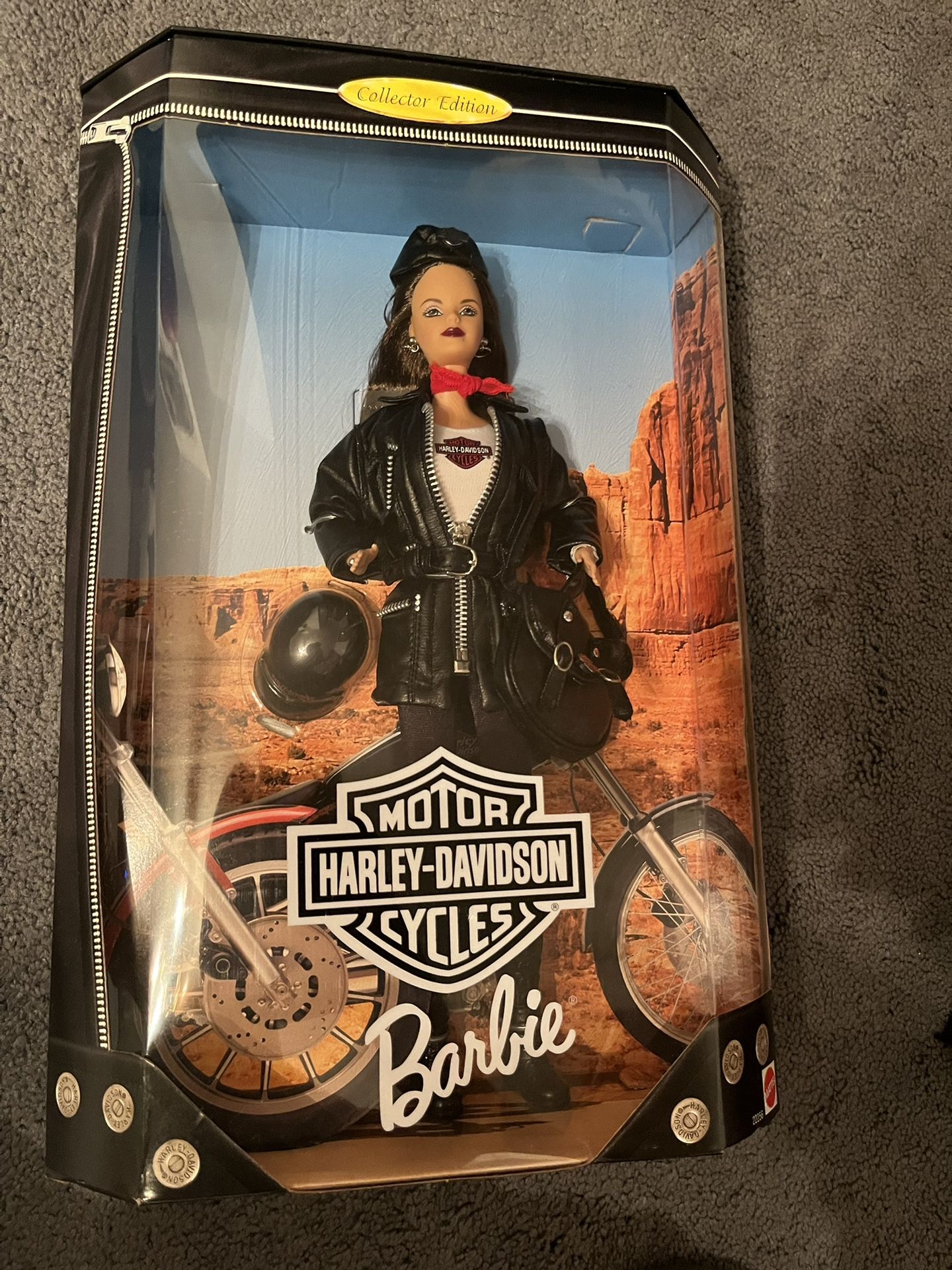 1998 Harley-Davidson Barbie #3 Brunette Collector Edition doll