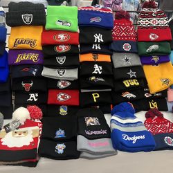 Embroidered Beanies! NFL And More