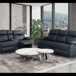 Reclining Sofa And Loveseat Couch Set With FREE RUG 