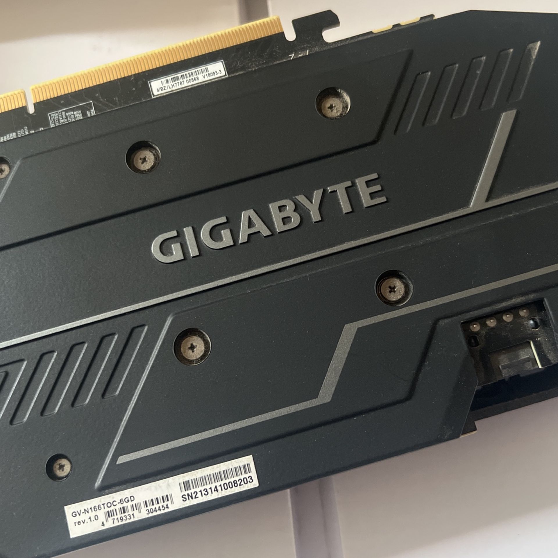 Gigabyte GeForce GTX 1660 Ti OC 6G GV N166TOC 6GD