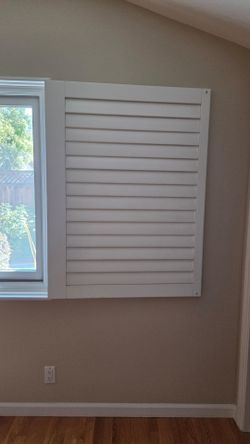 White Plantation Shutter Panel