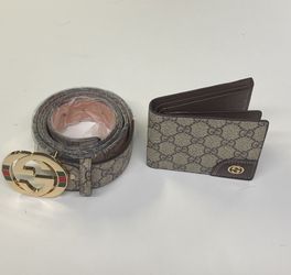Wallet and belt