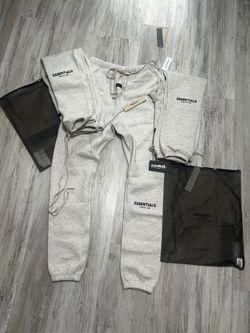 Fear of God Essentials Light Oatmeal Sweatpants