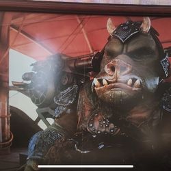  STARWARS Stephen Costantino 21x18 photo Gamorrean Guard Framed UV Protection