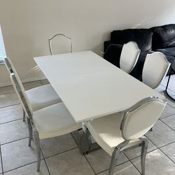 Dining Table & 6 Chairs STURDY & ELEGANT MOVING SALE