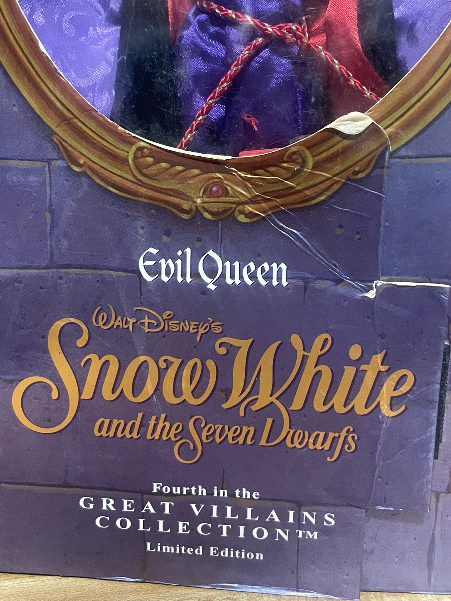 Vintage Snow White Evil Queen Disney Barbie Great Villains Collection 1998