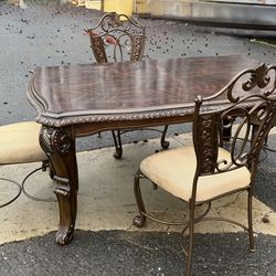 Valraven By Ashley Rectangler Dining Room Table Set -FREE DELIVERY