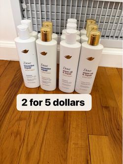 Dove shampoo and conditioner 2 for 5 dollars