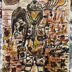 #####The “DRiFTER” Art Marker Sketch On Canvas###