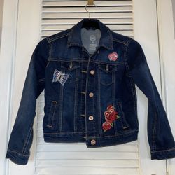 Girls Denim Jacket M (7-8) Wonder Nation 