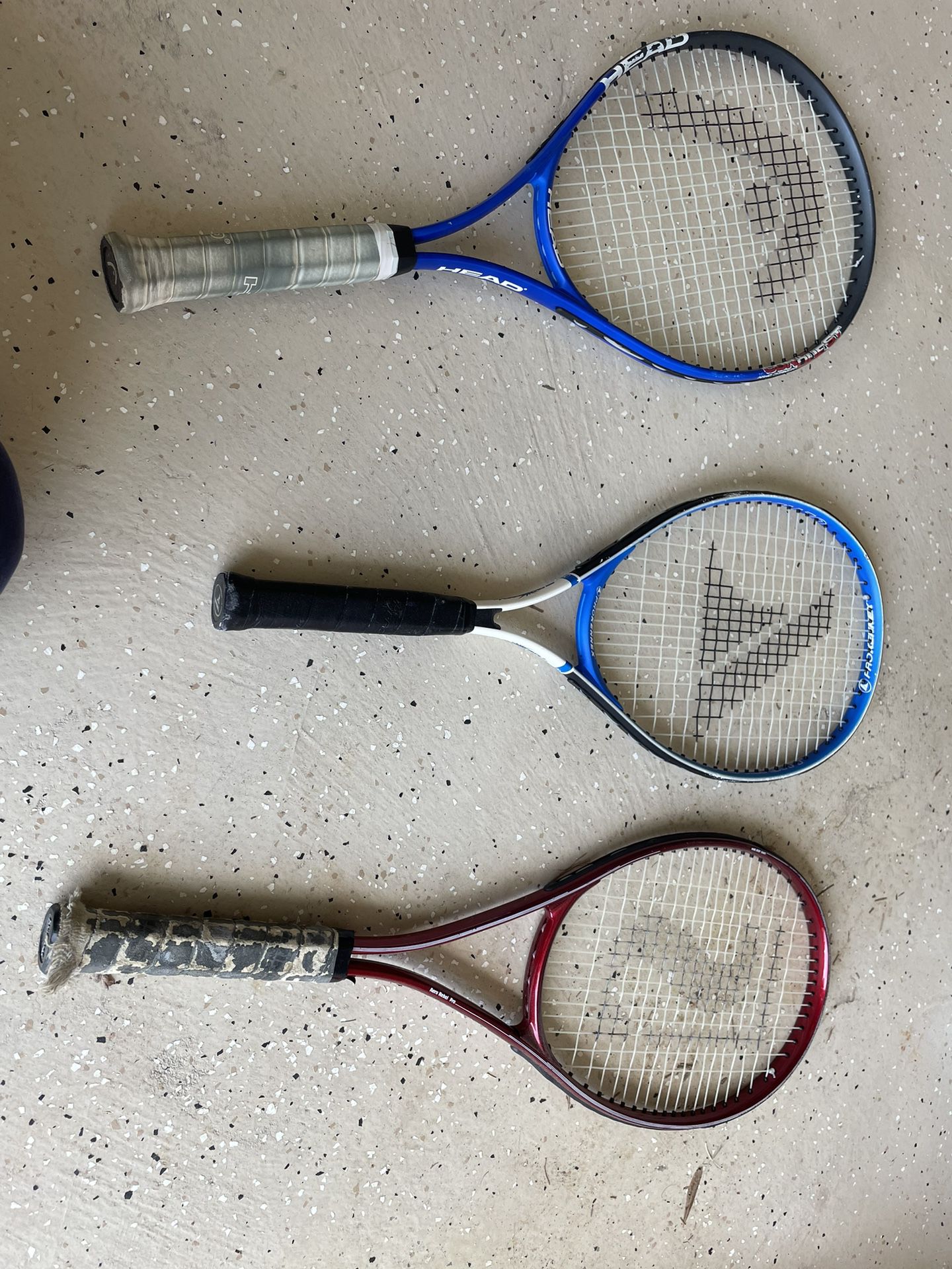  3 Tennis Rackets