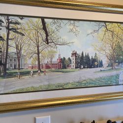 Norman Rockwell framed print 