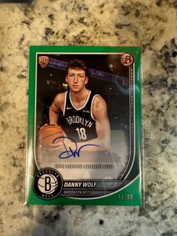 2025-26 Bowman Danny Wolf -Auto /99 Rookie Card RVA-DW
