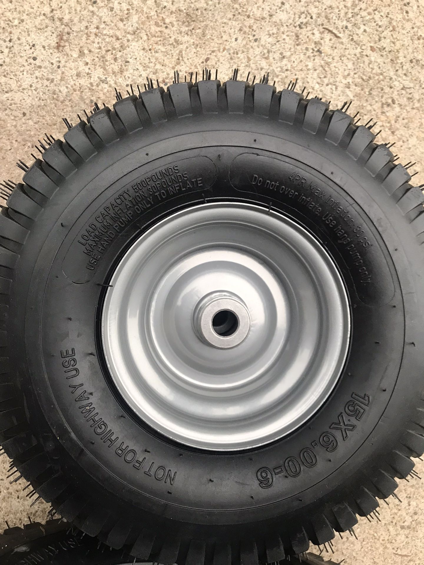 Front Riding Lawn Mower Tires On New Wheels