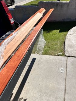 clear Finished 3.5 x140” x 5/8 “solid Cherry Baseboard