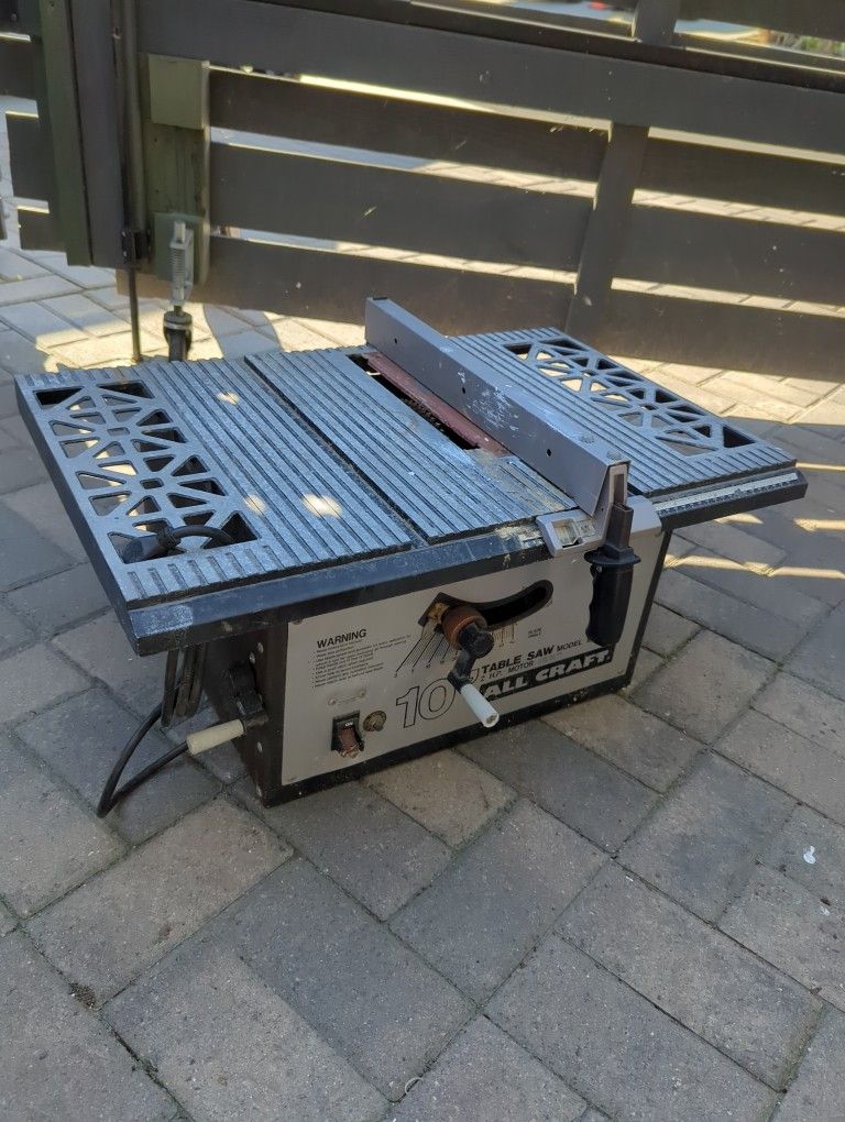 All Craft 10"  Table Saw