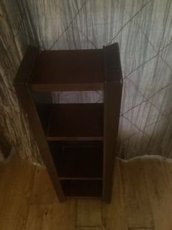 4 Shelves Versatile Dimensions are: 10”W—7”D— 31-1/2”H.
