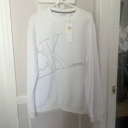 Sz M Calvin Klein Lg sleeve sweat shirt