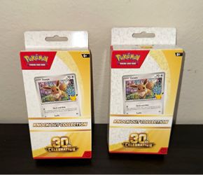Pokémon 30th Celebration Tech Sticker Collection x2