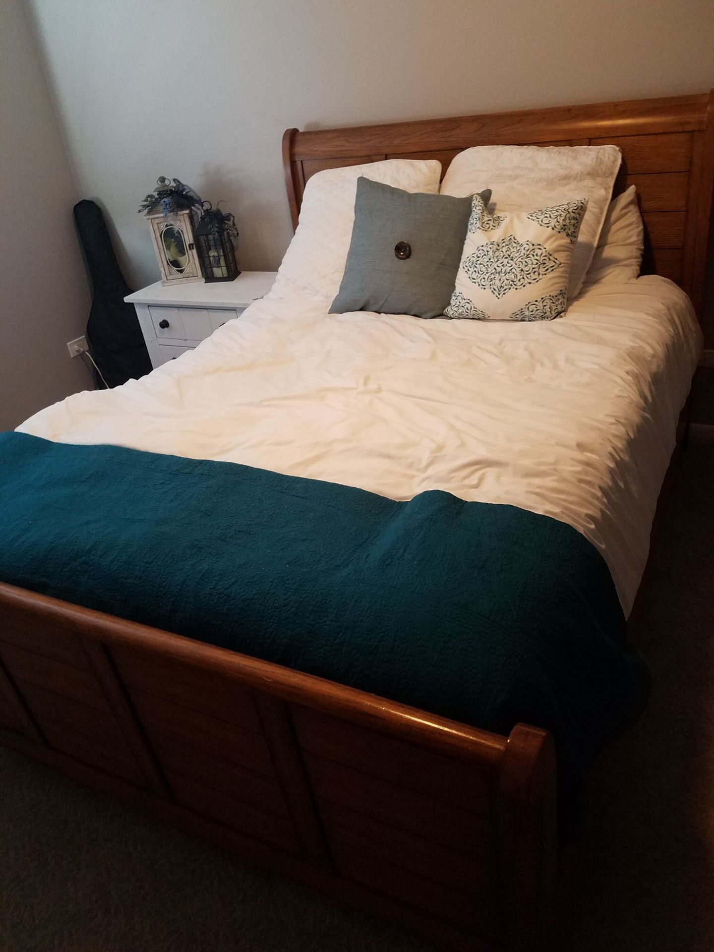 Queen Bedroom Set including mattress and box spring