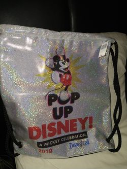 Mickey Pop up Disney Drawstring back pack