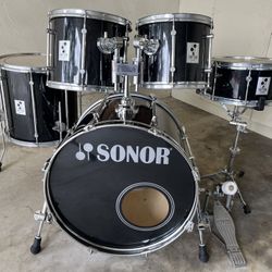 Sonor Germany Drum Set, Vntg 90’s Force 2000 Excellent!  