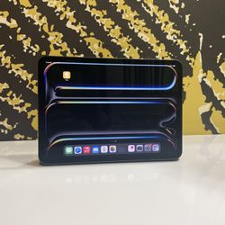 Unlocked iPad Pro 11-inch M4 Chip Gen ( 2024) WiFi + Cellular 256 GB- Space Black-  