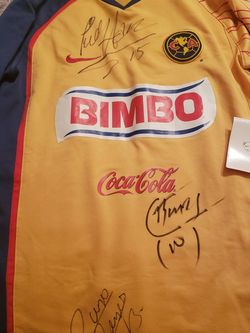 Nike Club America Autographed Jersey
