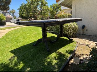 Free Dining Table. Wood painted Satin Black.