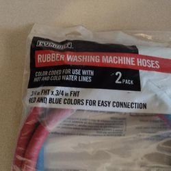 Unopened Rubber Washing Machine Hoses