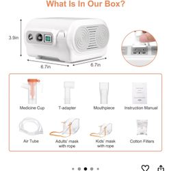 Portable Compressor Nebulizer - Personal Nebulizer Machine for Adults and Kids