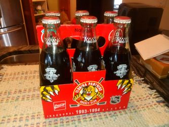 Florida Panthers inaugural season Coke bottles
