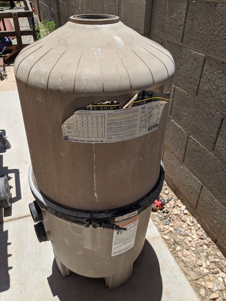 Hayward DE Filter 48 sq. ft. - Clamp and DE Grid Assembly