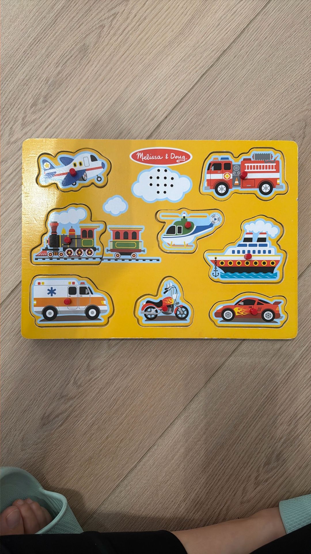 Melissa And Doug Vehicle Sound Puzzle