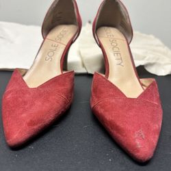 Sole Society Red Heels Size 6.5 