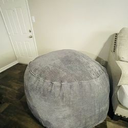 Cozy, Giant, Grey Beanbag