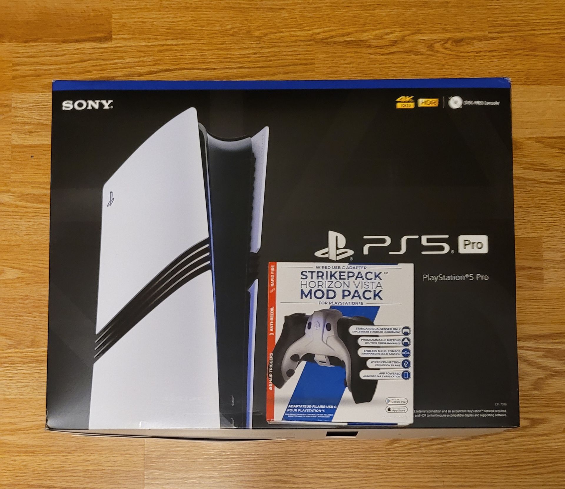 Playstation 5 pro with strike pack