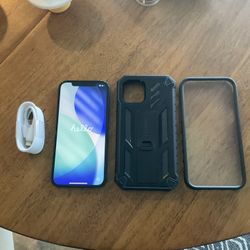 Fully Unlocked iPhone 12 with Case and Charging Cable - Margate