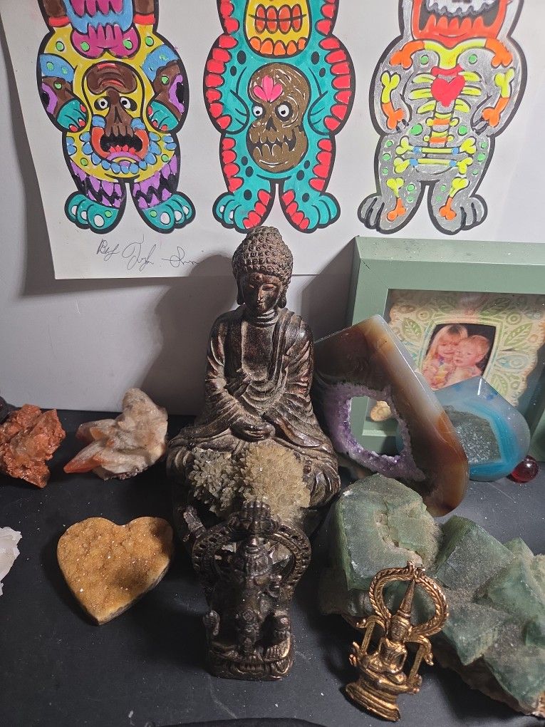 Buddah Candel Holder/ Tea Light Candel 