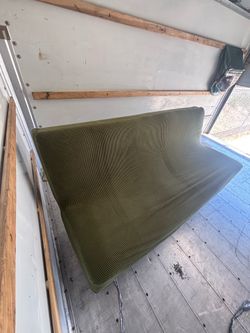 Futon with couch cover