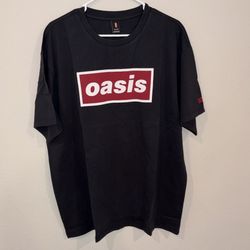 Oasis Retro Style Levi’s T Shirt - Black XL New