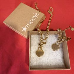 ❤️Cute Fantasy Necklace set  /Lindo juego de collar con su pulso de fantasia ( no se pone negro) 