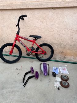 Kids bike and parts